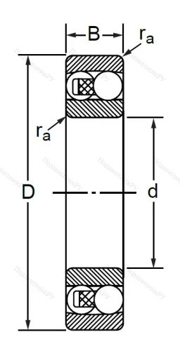 Двухрядный шариковый подшипник 1218 в Омске