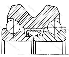 Модификация подшипника 776800Х размер 10x35,85x17,7 от производителя  ГПЗ-1