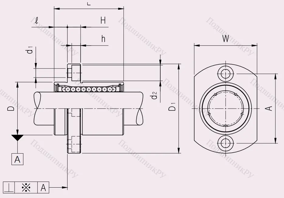 Подшипник LMH 6 UU в Омске