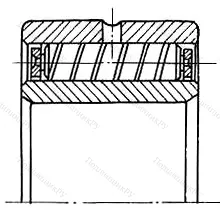 Модификация подшипника 5306 размер 30x72x30 от производителя  ГПЗ-4