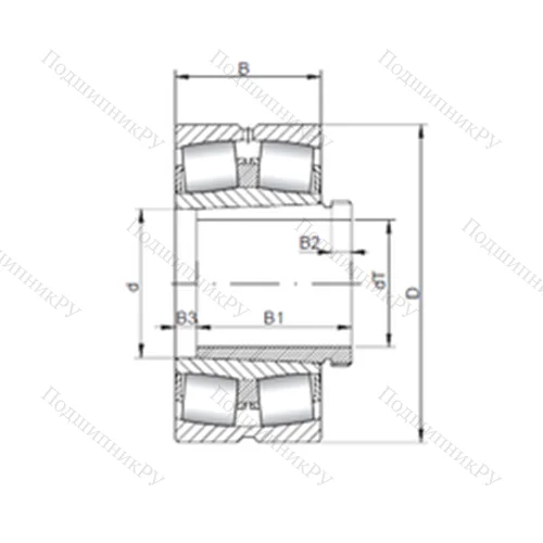 Подшипник роликовый радиальный самоцентрирующийся 24040 K 30CW 33+AH 24040 от производителя  CX