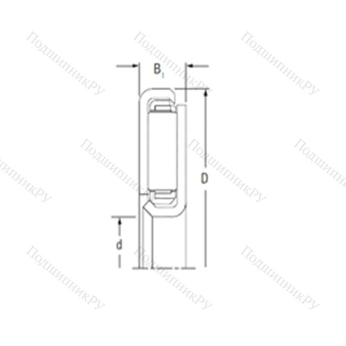 Подшипник игольчатый упорный FNTKF-1532 от производителя  TIMKEN