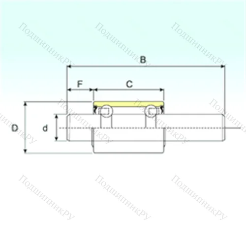 Подшипник шариковый радиальный WB 1630112K от производителя  ISB