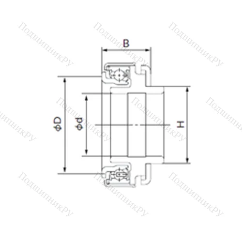 Подшипник шариковый 44SCRN 28P-8