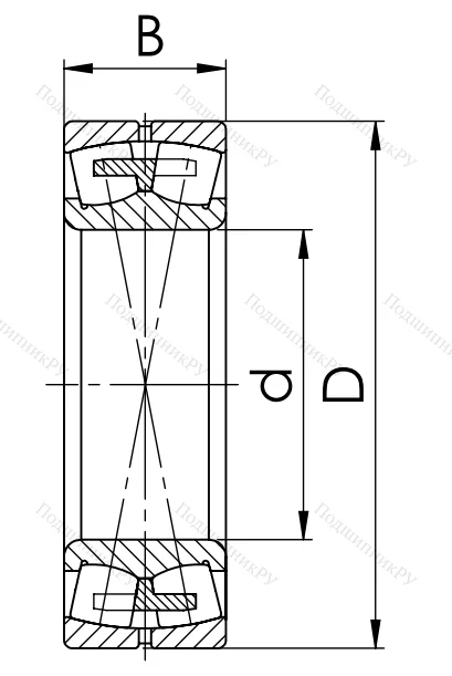 Сферический роликовый подшипник 3516 Н (22216 MBW 33) в Омске