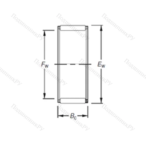 Подшипник игольчатый радиальный K 40X 47X 20 от производителя  TIMKEN