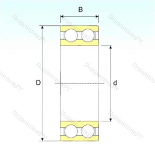 Подшипник шариковый радиальный 4205 ATN 9 от производителя  ISB