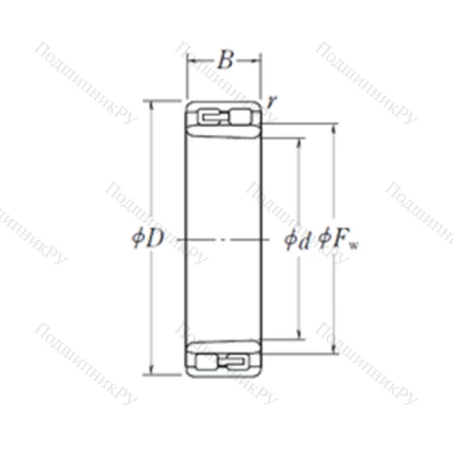 Подшипник роликовый радиальный NNU 4930 K