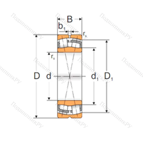 Подшипник роликовый радиальный самоцентрирующийся 22230 W 33
