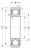 Однорядный шариковый подшипник 6315 2RS 1 от производителя  SKF