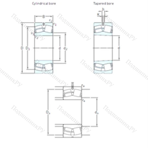 Подшипник роликовый радиальный самоцентрирующийся 24064CCK 30/W 33 от производителя  SKF