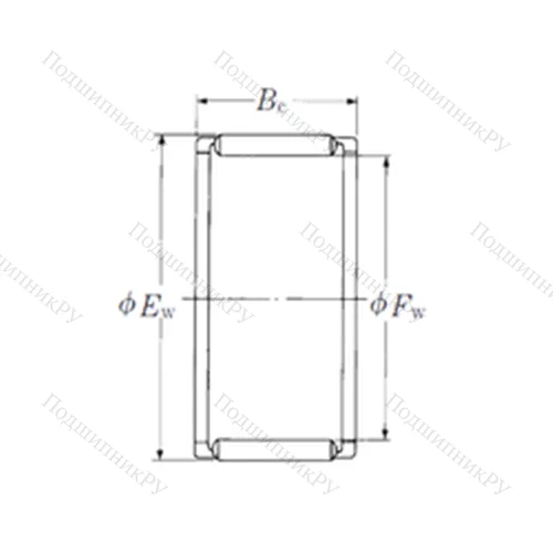 Подшипник игольчатый радиальный FWF-808830 от производителя  NSK
