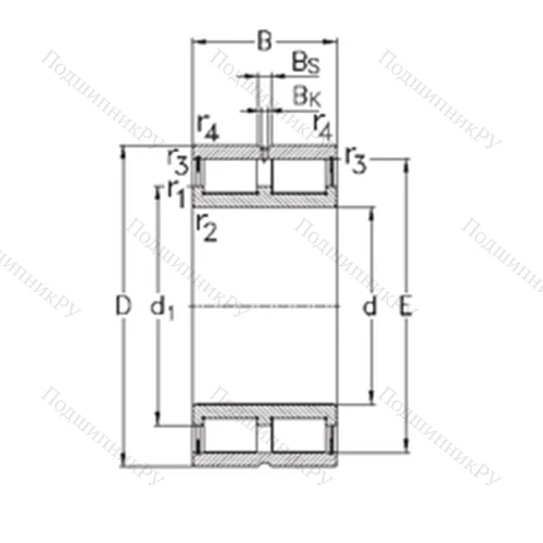 Подшипник роликовый радиальный NNCL 4940-V