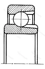 Подшипник  900706 размер 30x42x6/7 от производителя  ГПЗ-4