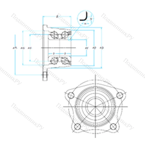 Подшипник роликовый радиально-упорный ZA-30BWK 10-G-3-Y--01 от производителя  NSK