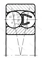 Модификация подшипника 1105Б размер 25x47x12