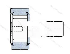 Подшипник  КНС40 (KRV 40) размер 18x40x20/58 от производителя  ГПЗ-11