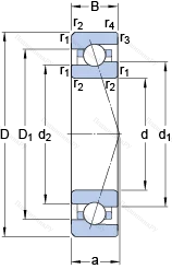 Подшипник 7013 ACDTP/HCP 4B в Омске