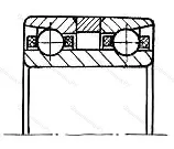 Подшипник  456805 размер 25x32x8,5 от производителя  ГПЗ-200