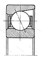 Подшипник 7072A размер 360x540x82 от производителя  SKF
