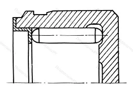 Модификация подшипника 704702К6С17 размер 16,3x30x25 от производителя  ГПЗ-10-ГПЗ