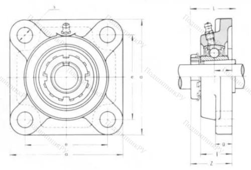 Подшипниковый узел UKF 216 в Омске