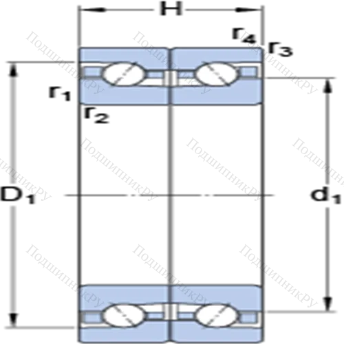 Прецизионные двойные упорно-радиальные шарикоподшипники BTM 130 ATN 9/HCP 4CDB