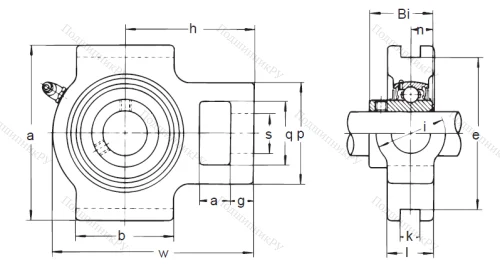 Подшипниковый узел UCT 317 в Омске