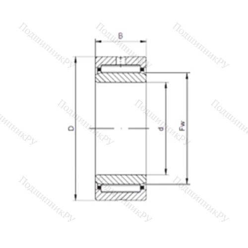 Подшипник игольчатый радиальный NA 5922 от производителя  CX