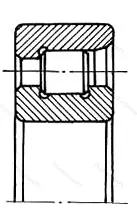 Подшипник  512741 размер 205x285x30/32 от производителя  ГПЗ-4