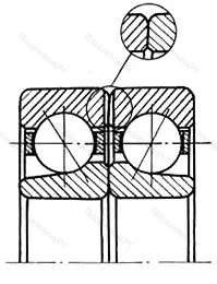 Подшипник  336201 размер 12x32x20 от производителя  ГПЗ-7