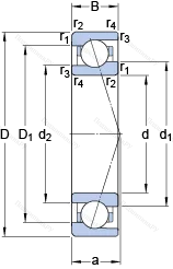 Подшипник 71916 ACE/HCP 4A