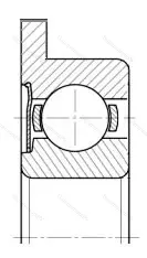 Подшипник ADR.FAX 3Z размер 3x7/8,1x3/0,8 от производителя  SKF