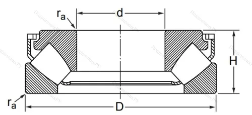 Упорный роликовый подшипник 29420 M (9039420 Л ГОСТ) в Омске
