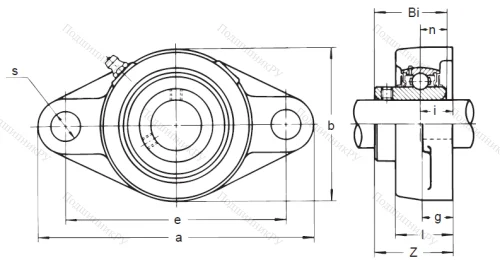 Подшипниковый узел UCFL 208 в Омске