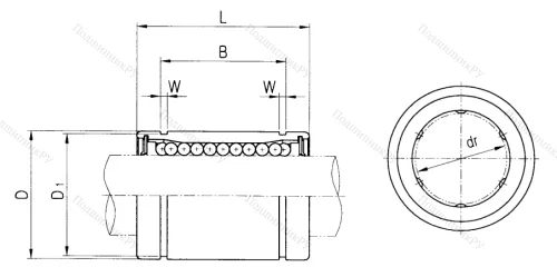 Подшипник LM 6 UU в Омске