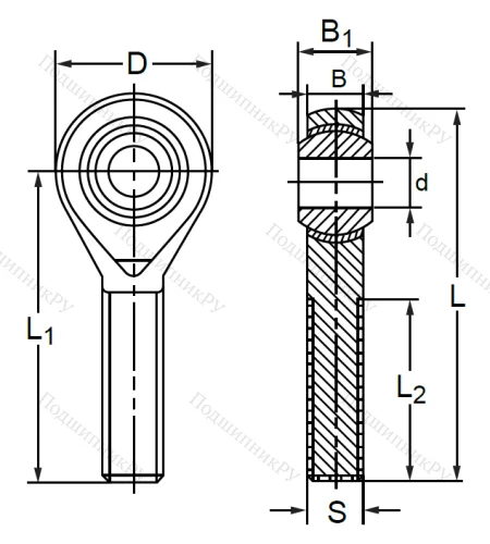Шарнирная головка POS 10 L в Омске
