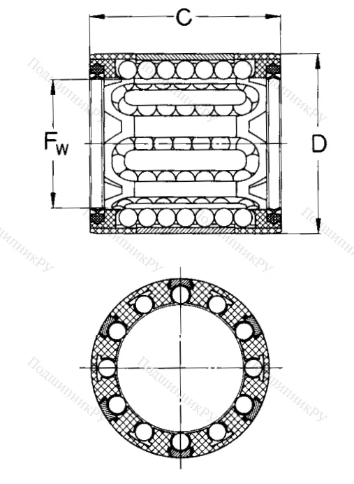 Подшипник LBBR 16-2LS в Омске