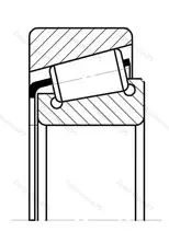 Модификация подшипника 7310 размер 50x110x29,25 ГПЗ-300