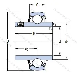 Корпусный подшипник YAR 206-2RF в Омске