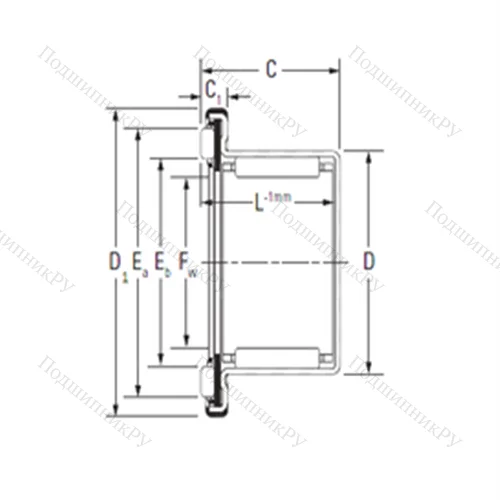 Подшипник комбинированный RAXF 714 от производителя  KOYO