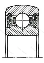 Подшипник SC 205 размер 25x52x15