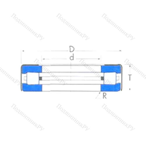 Подшипник роликовый упорный T 82 от производителя  TIMKEN