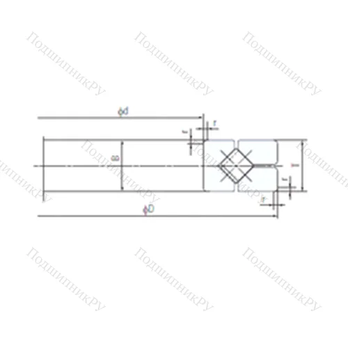 Подшипник роликовый упорно-радиальный 480XRGV 66 от производителя  NACHI