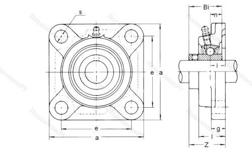 Подшипниковый узел UCF 316 в Омске