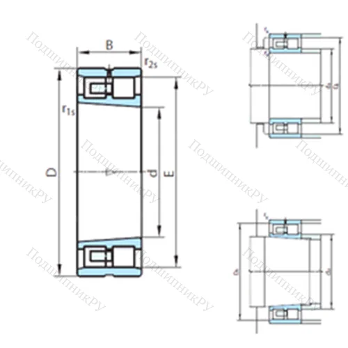 Подшипник роликовый радиальный NN 3056K от производителя  PSL