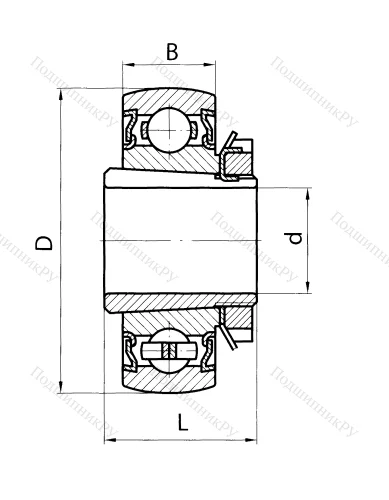 Шариковый однорядный подшипник 680210 A 2H 7C 17 в Омске
