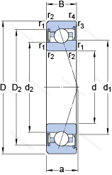 Подшипник S 7010 CE/HCP 4A в Омске