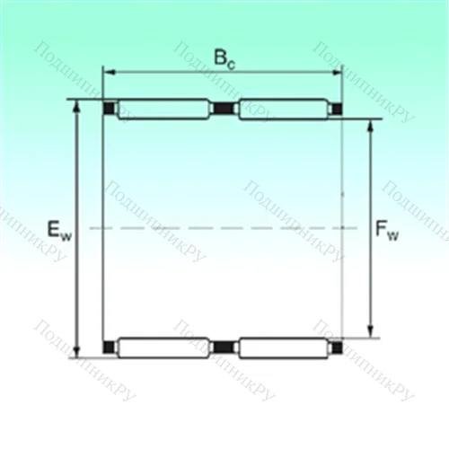 Подшипник игольчатый радиальный K 42x47x30 - ZW от производителя  NBS