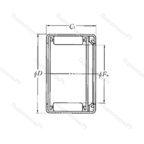 Подшипник игольчатый радиальный HMK 0812L от производителя  NTN
